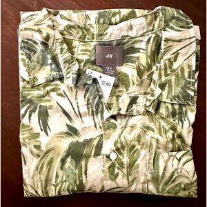 Men’s w/tags H&M Cotton Button-Down Shirt